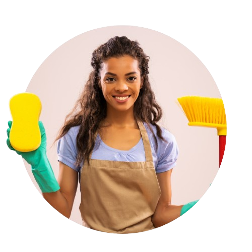 Professional Cleaning Woman